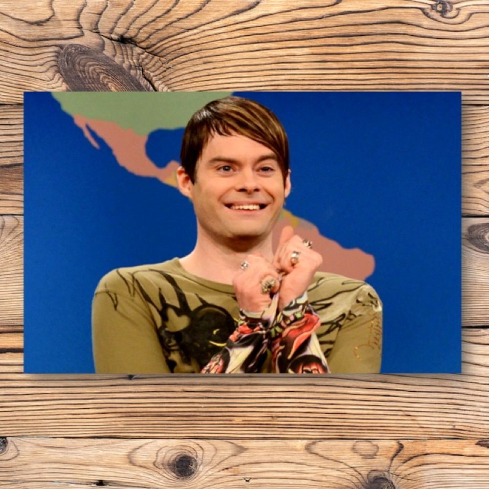 SNL Saturday Night Live Bill Hader As Stefon Refrigerator Locker Fridge Magnet